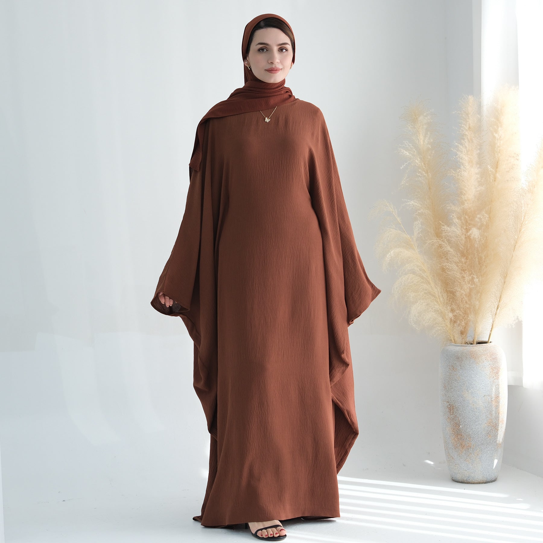 Butterfly Abaya with Hijab