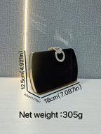 حقيبة يد مخملية أنيقة للسهرة 