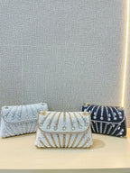 Stylish bead Rhinestone Handbag