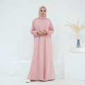 Solid Color Hooded Cape Abaya