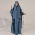 Crewneck Zipper Oversize Loose Abaya