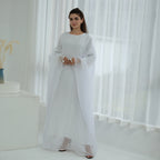 Luxury Sequin Dress 3PCS Abaya