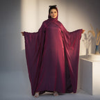 Solid Color Beaded Elegant Long Robe Abaya