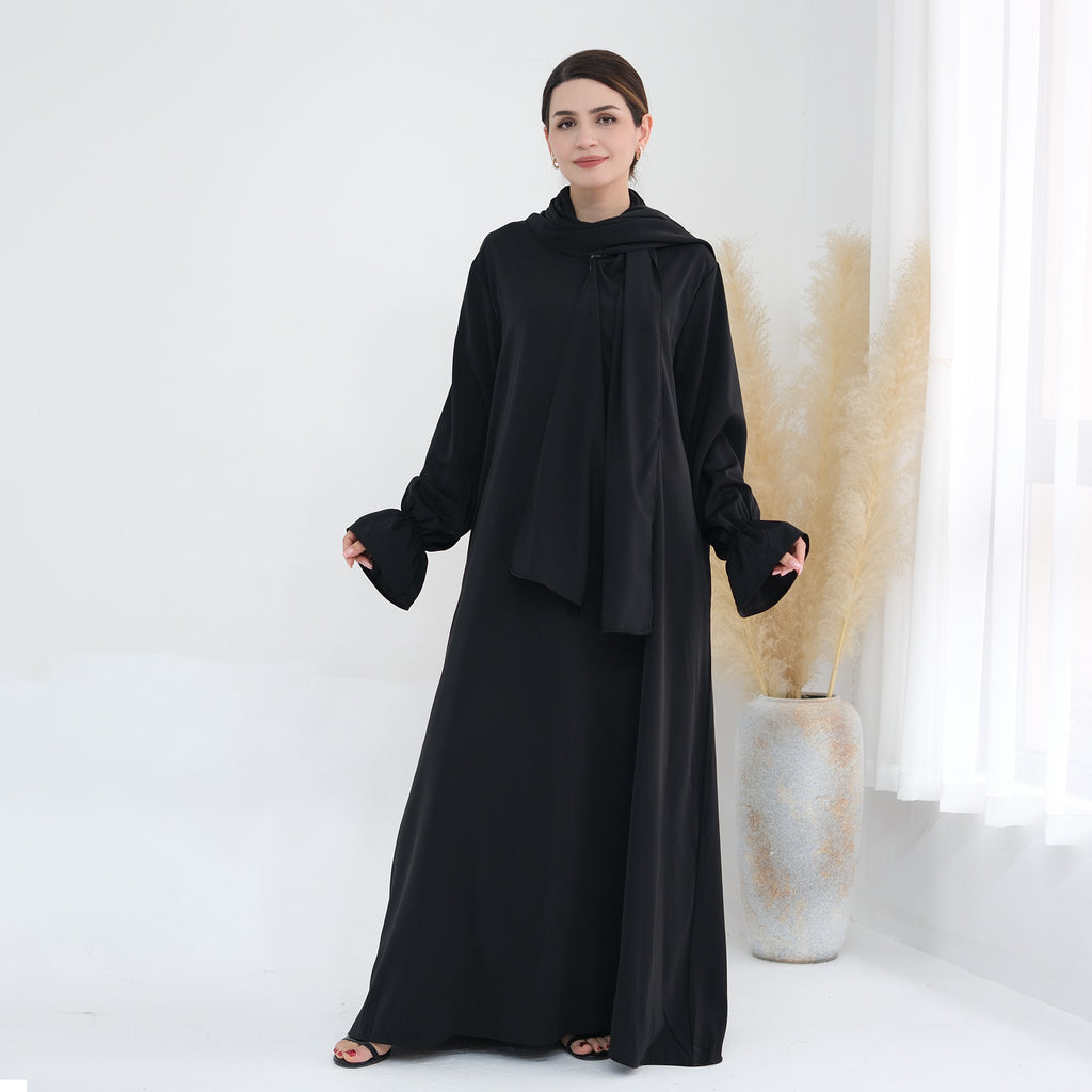 Flare Long Under Abaya Dress