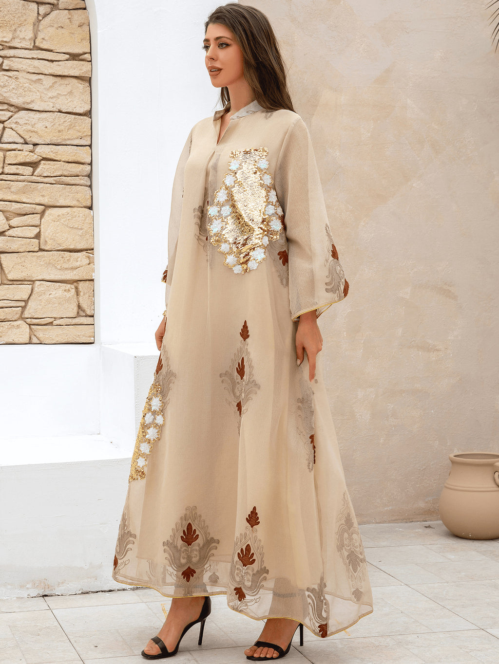 Floral Caftan Ramadan Party Kaftan
