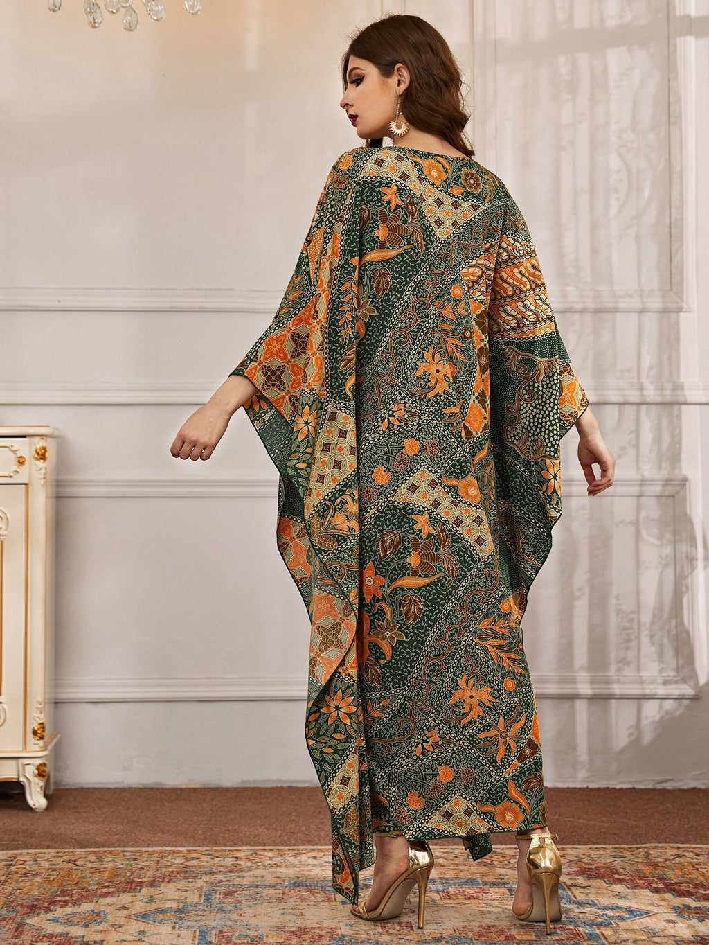 Vintage Print Abayas