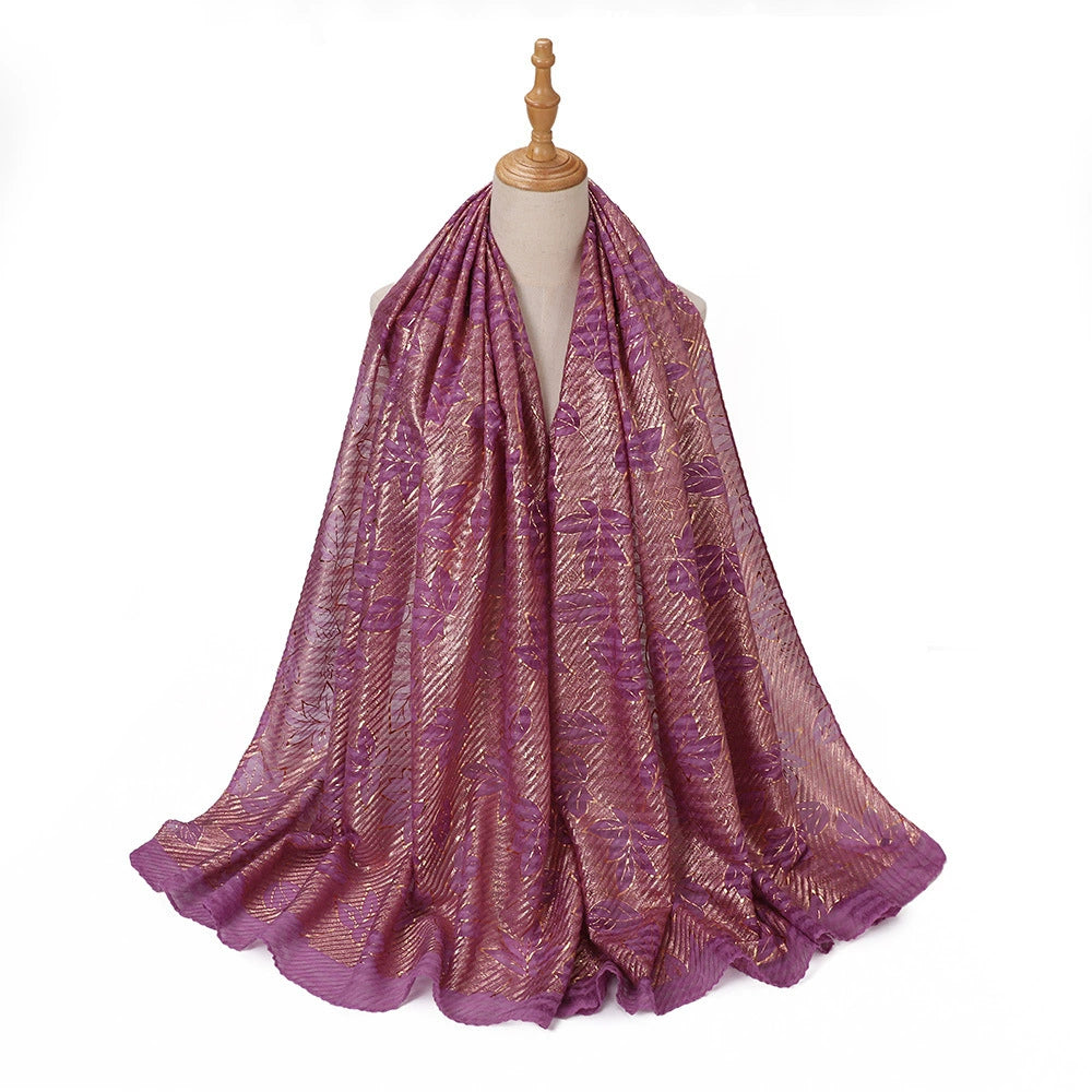 Maple Leaf Printed Hijab