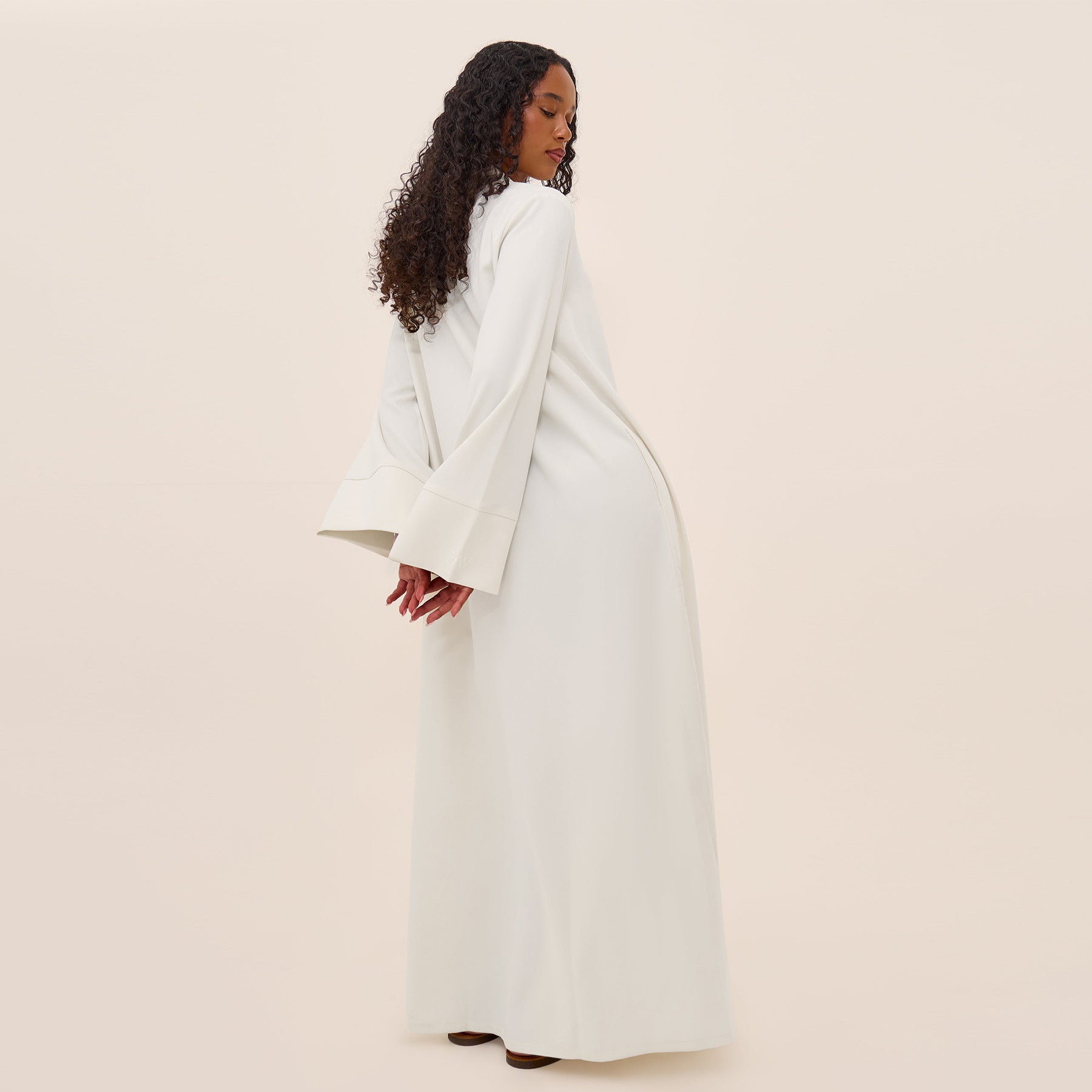 Loose-fitting Casual Solid Color Abaya
