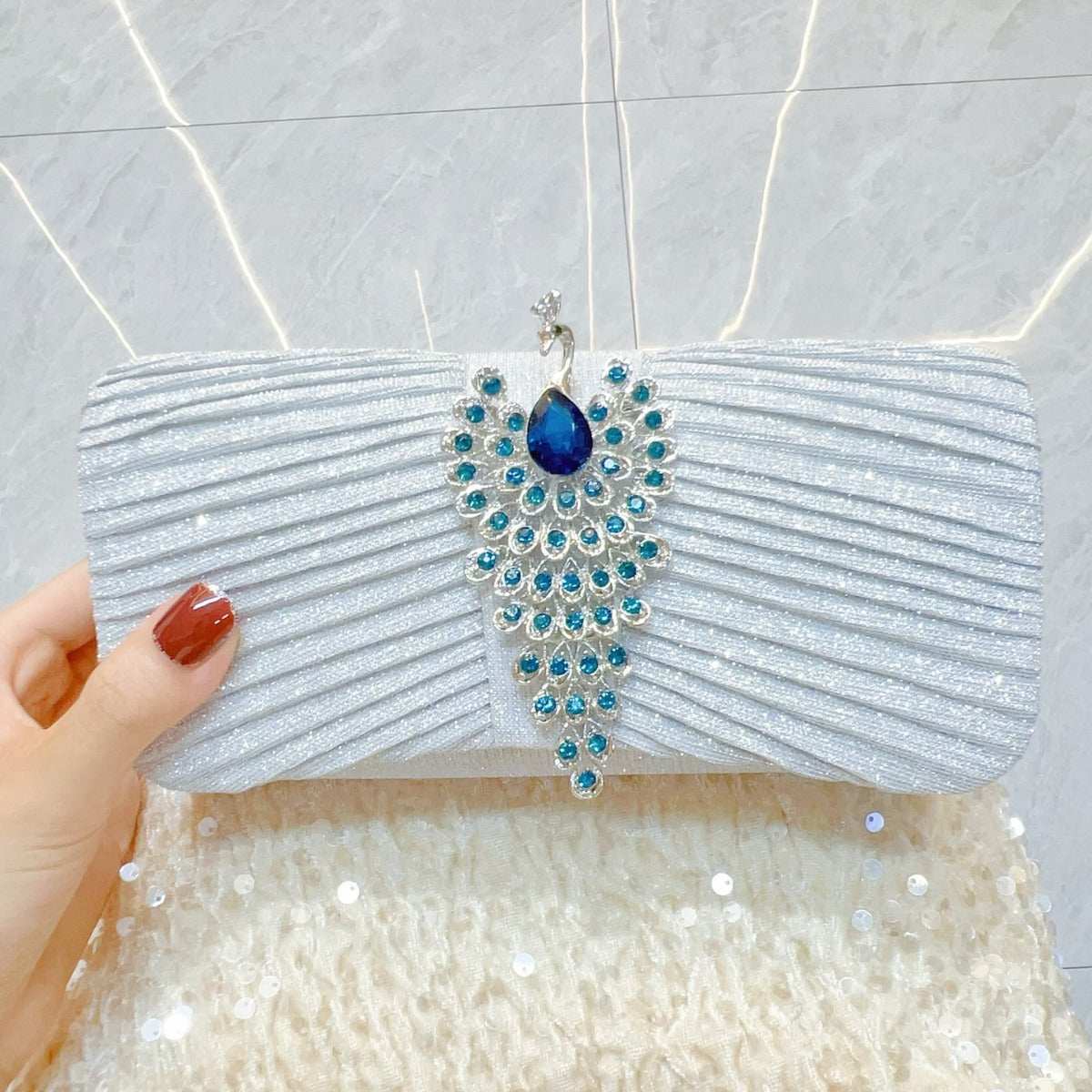Gem Peacock Handbag