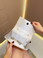 Rhinestone Bow Tote Dinner Handbag