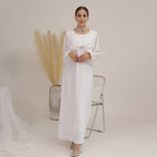 عباية بلون سادة