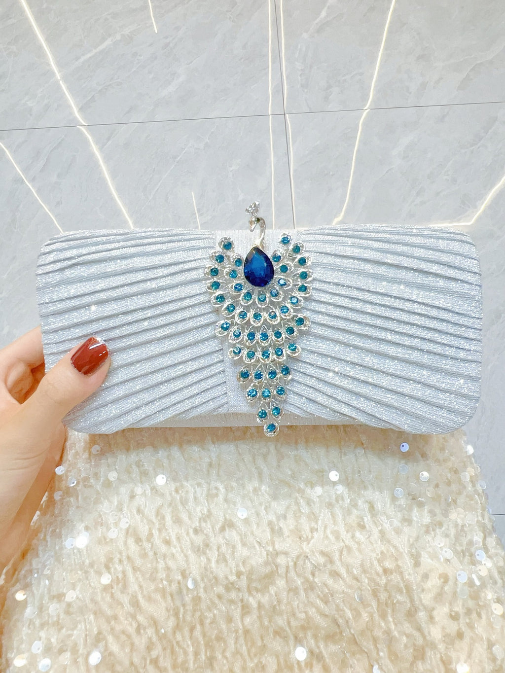 Gem Peacock Handbag