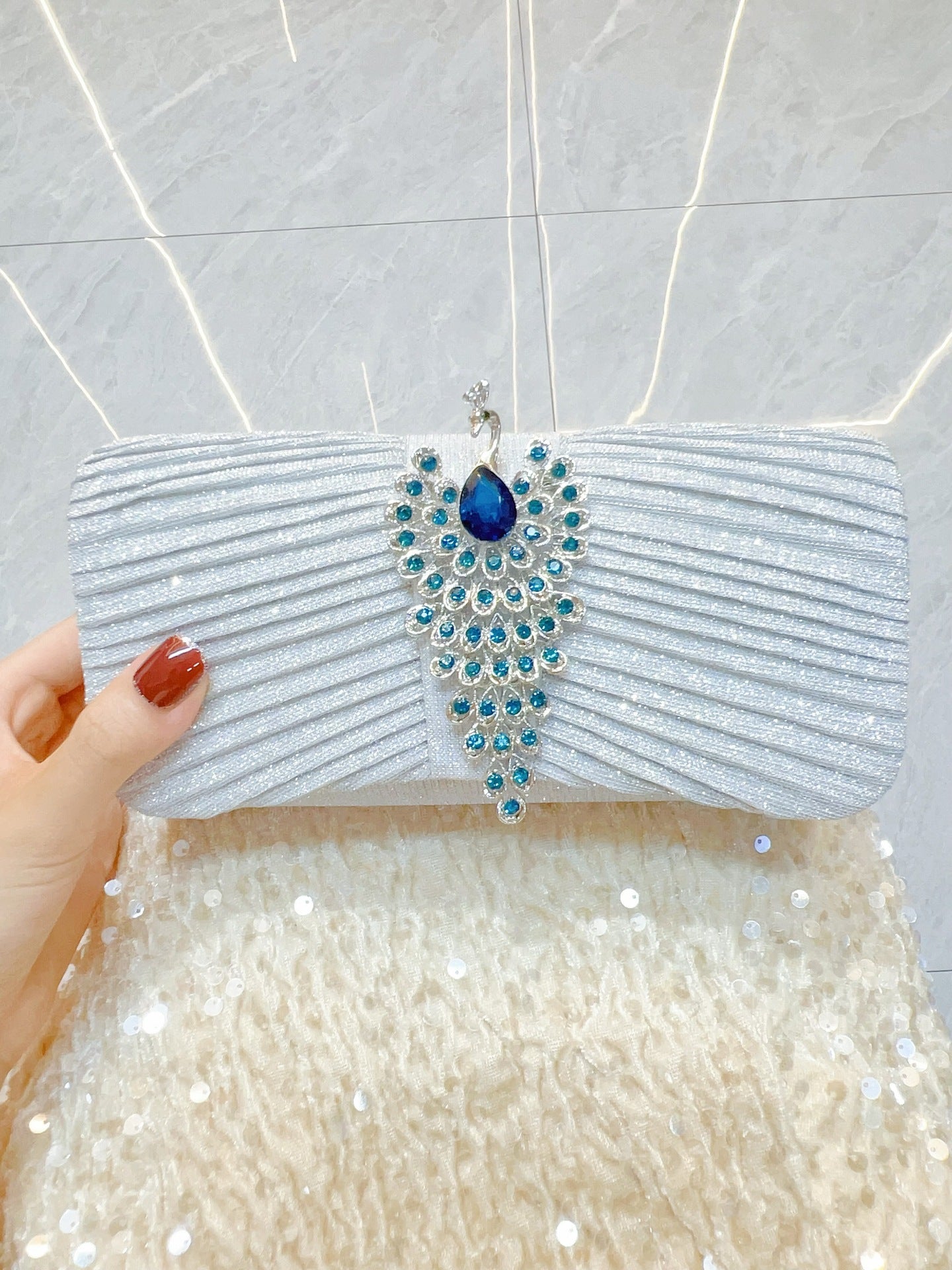 Gem Peacock Handbag