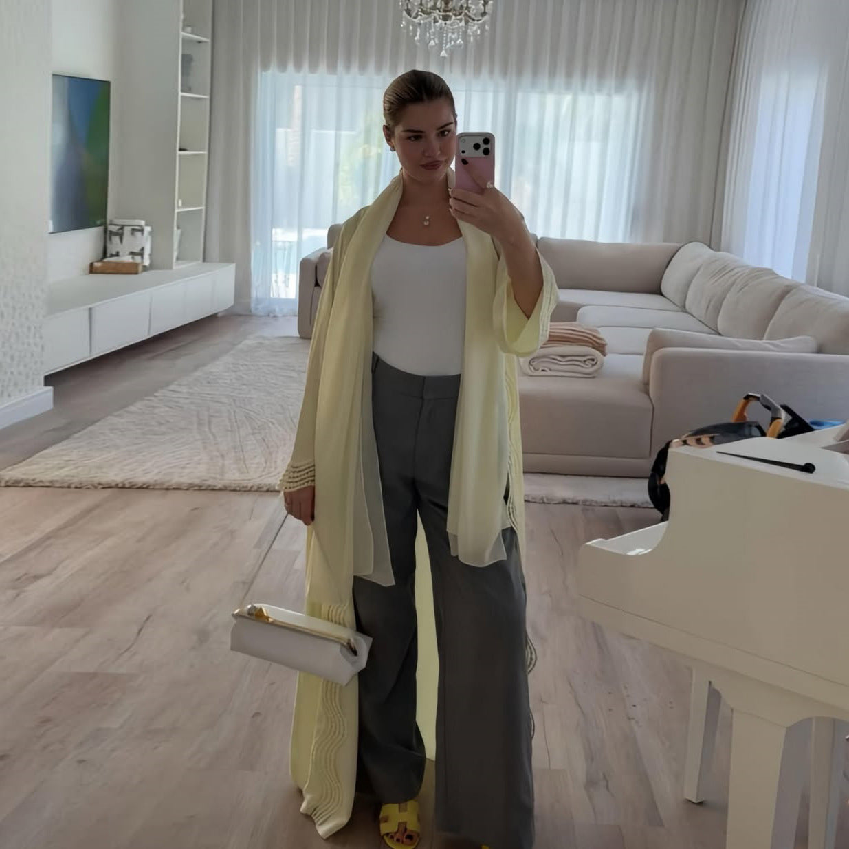 Morocco Prayer Elegant Open Abayas