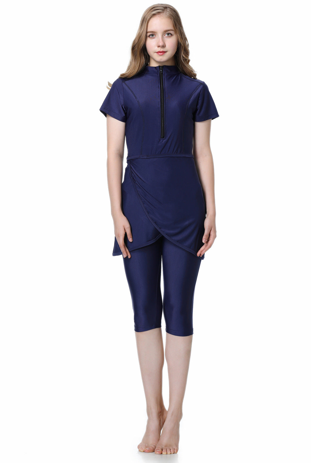 Short Sleeve 3PCS Swimwear Burkini