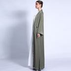Satin Tassel Pocket Abaya