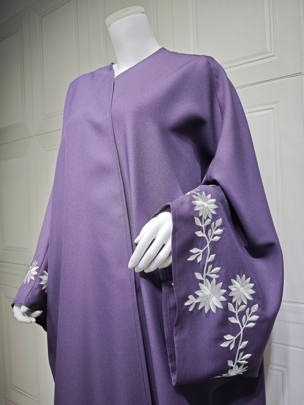 Embroidery Open Abaya