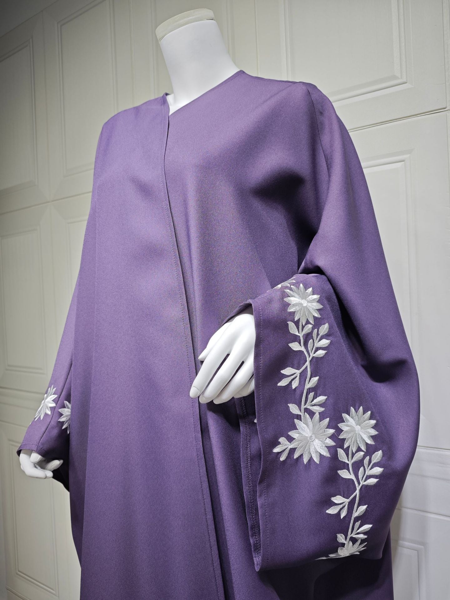 Embroidery Open Abaya
