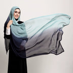 Gradient Wide Edge Hijab