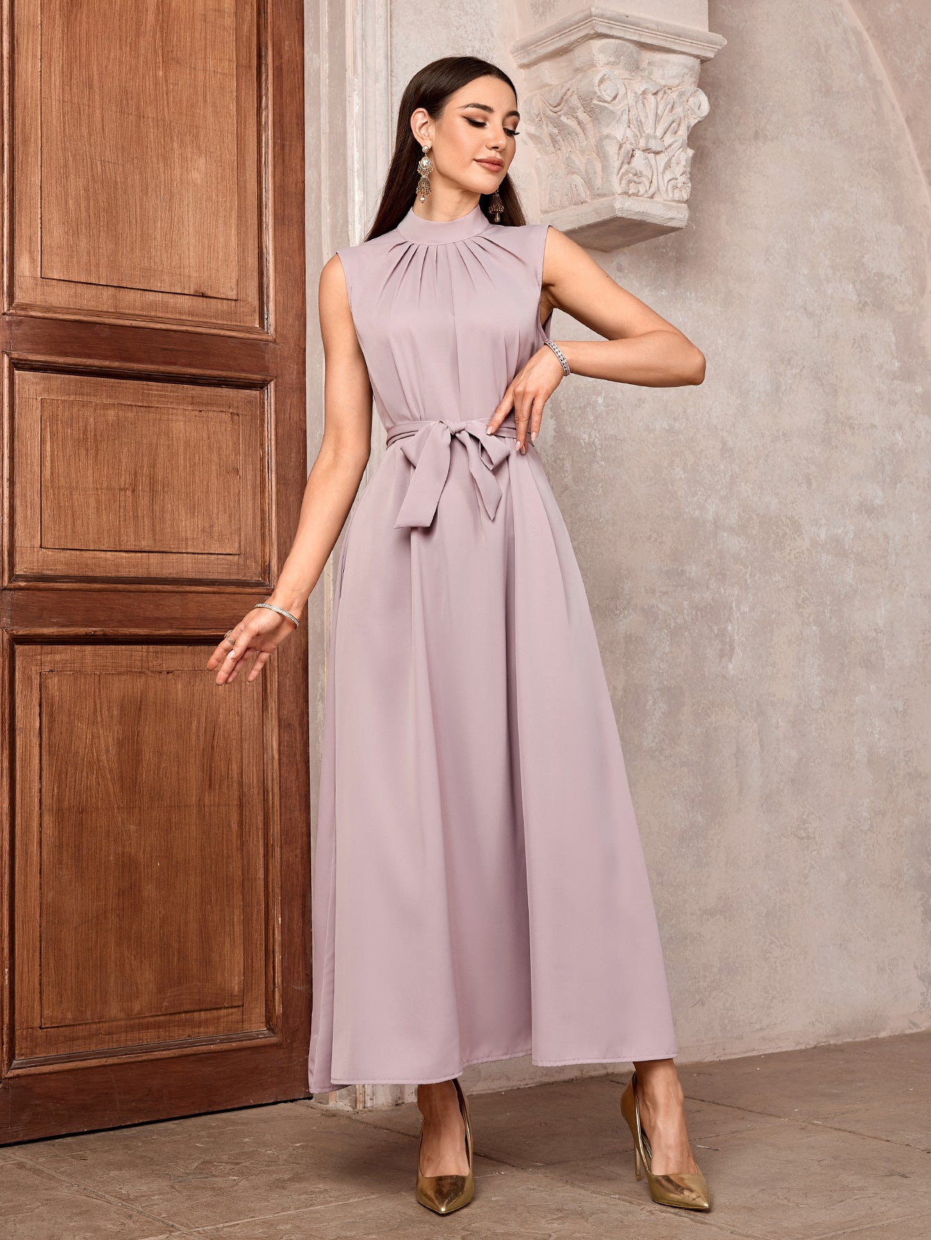 Embroidered Bat Sleeve Cardigan Abaya