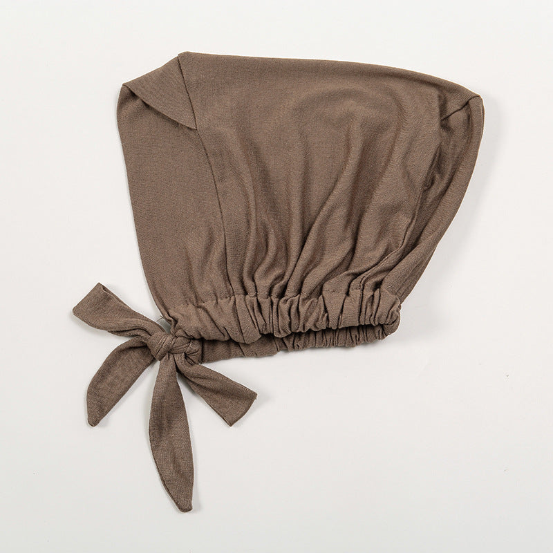 Modal Elastic Cross Strap Base Hijab