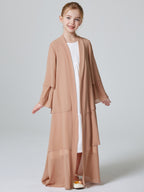 Ramadan Stylish Open Front Abaya Dress