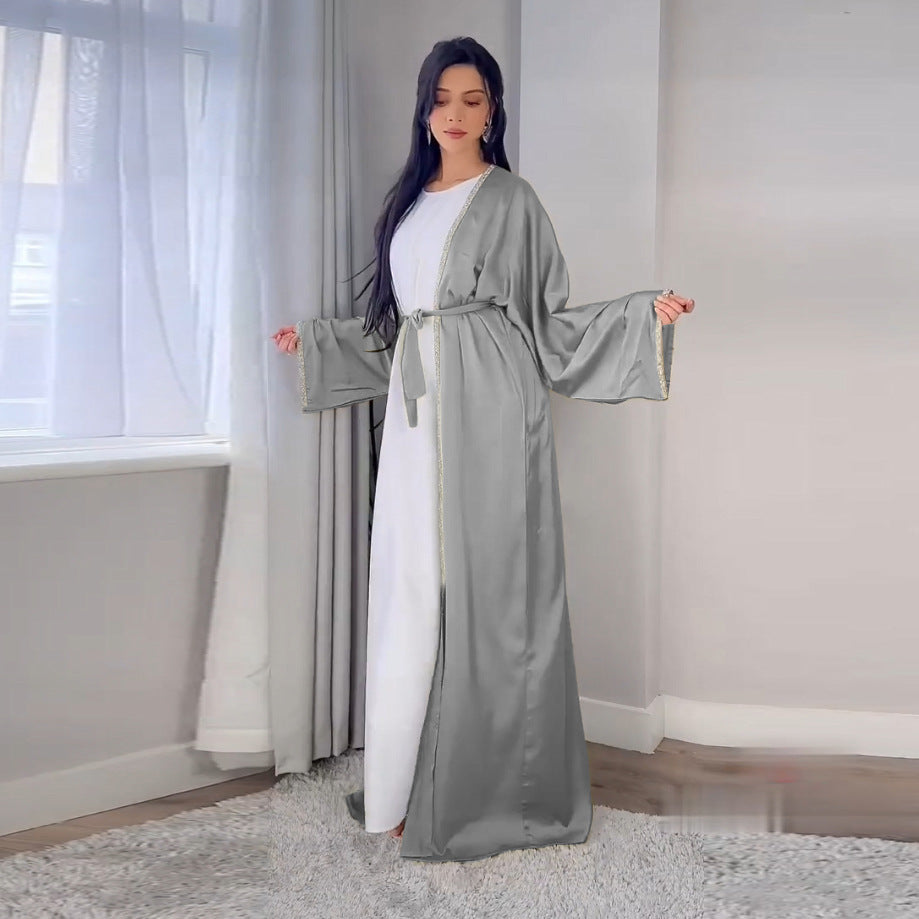 Rhinestones Abaya Set