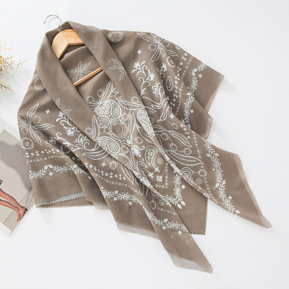 100 Color Wave Printed Hijab 26-50