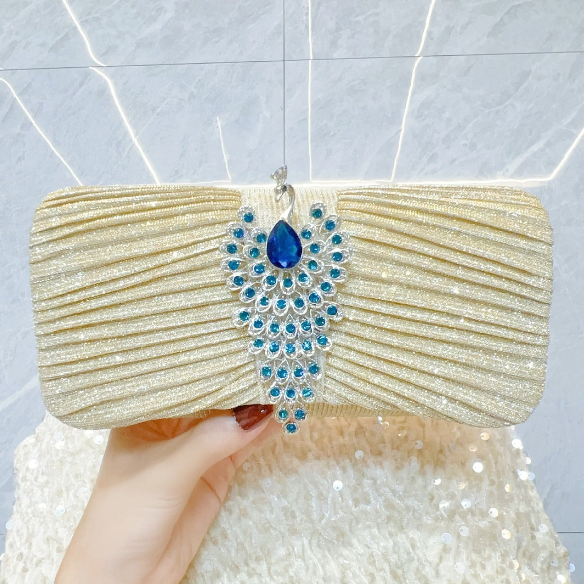 Gem Peacock Handbag