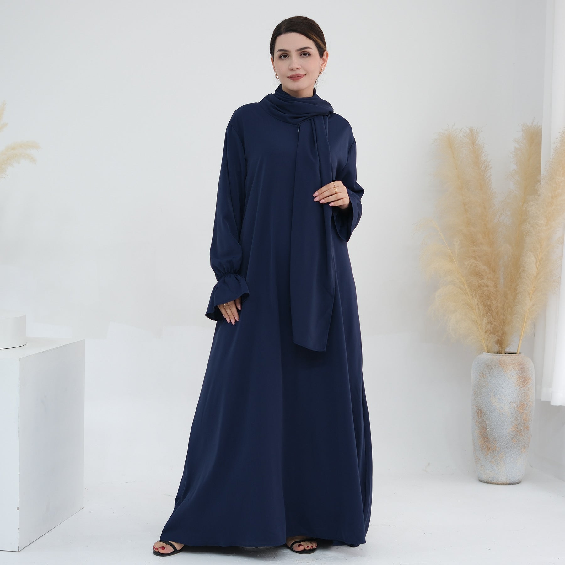 Flare Long Under Abaya Dress