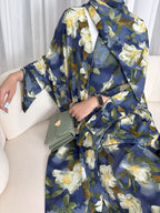 Printed Batsleeved Cardigan Abaya