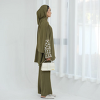 2 قطعة جلابة عيد رمضان تناسب العباءة