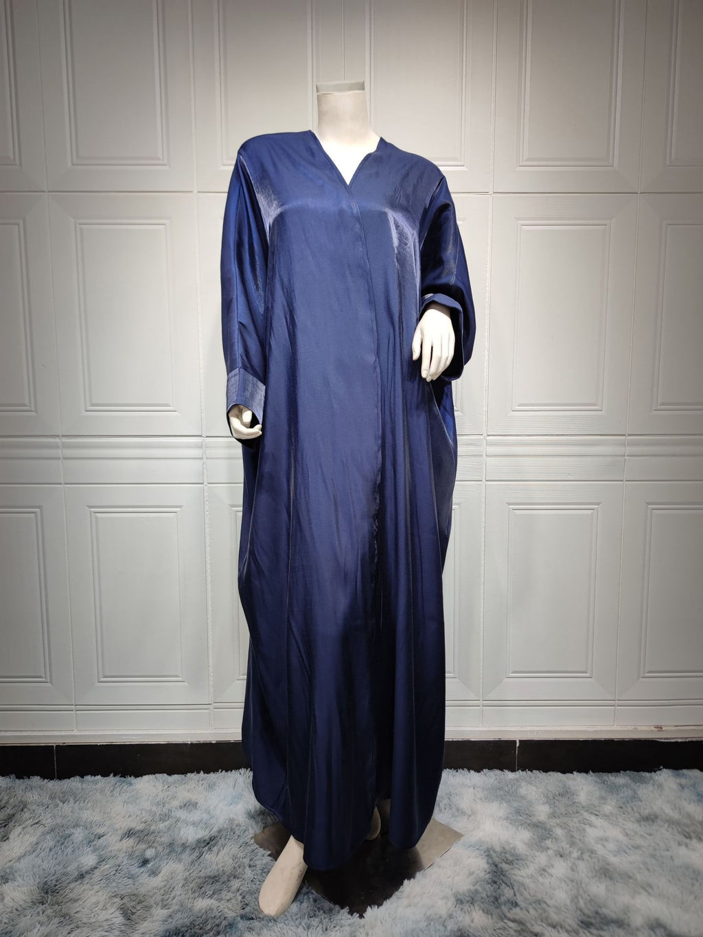 Sparkling Silk Bat Sleeves Abaya