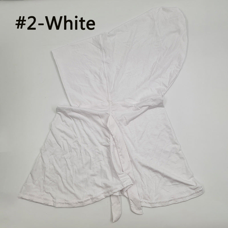 Bamboo Fiber Neck Strap Elastic Hjiab