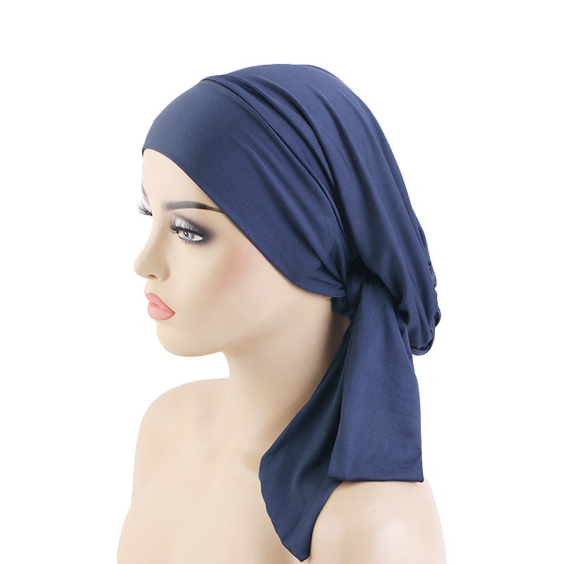 Elastic Headband Cap Hijab