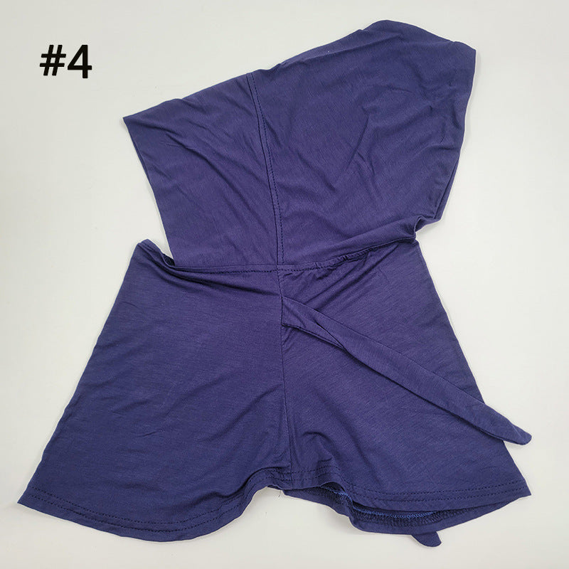 Bamboo Fiber Neck Strap Elastic Hjiab