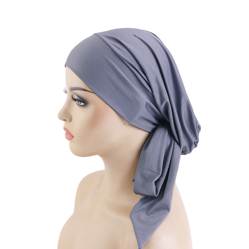 Elastic Headband Cap Hijab