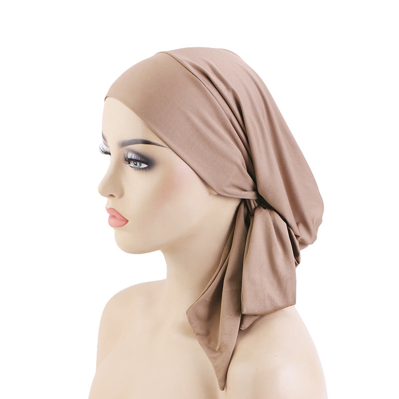 Elastic Headband Cap Hijab