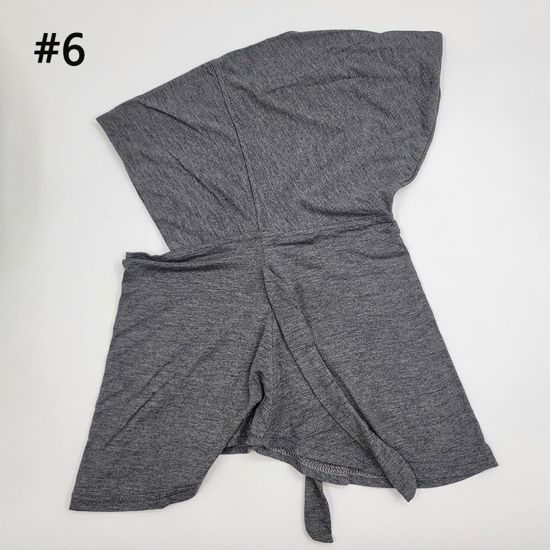 Bamboo Fiber Neck Strap Elastic Hjiab