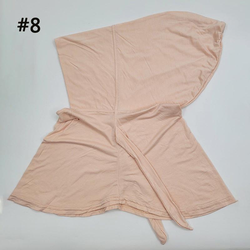 Bamboo Fiber Neck Strap Elastic Hjiab