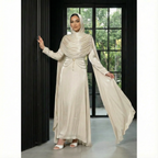 Elegant and Feminine Light Luxury Dress Abaya