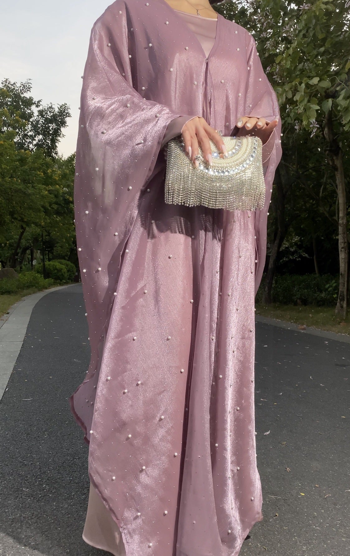 2 Pcs Star Light Abaya