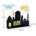 Mirrored Countdown Ramadan Desktop Ornament Style 3