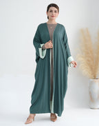Double Sided Wearable Elegant Cardigan Abaya