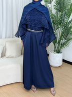 Simple Starry Cape Abaya