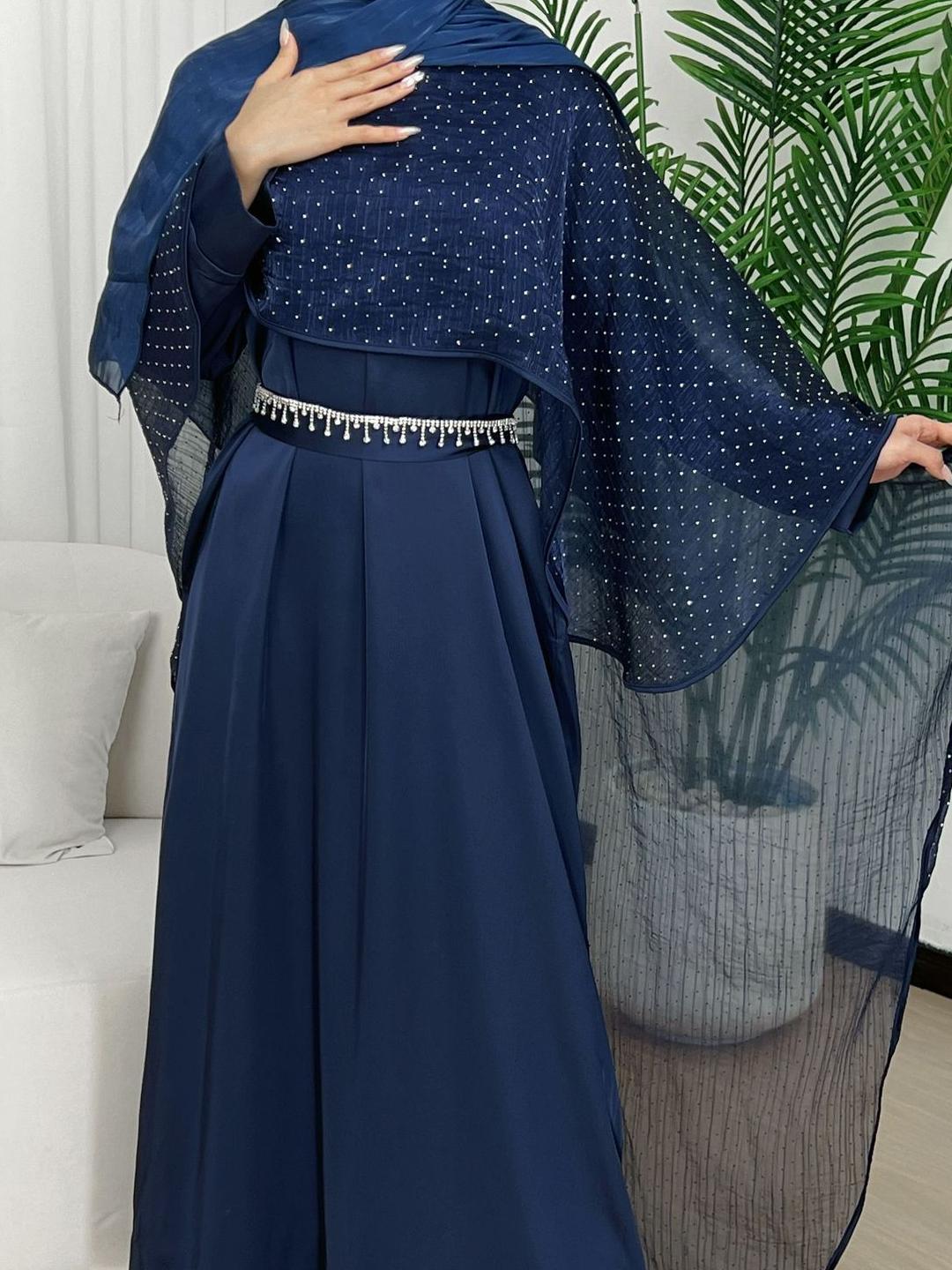 Simple Starry Cape Abaya